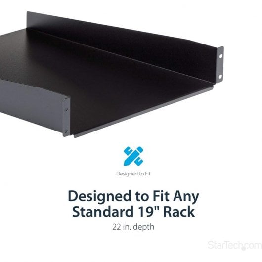 StarTech CABSHELF22 Bandeja Fija 22" 1U para Armario Rack