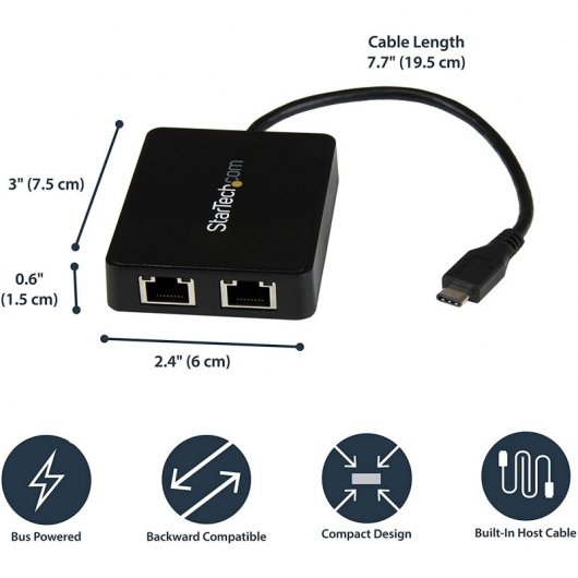 StarTech.com US1GC301AU2R Netzwerkkarte 5000 Mbit/s