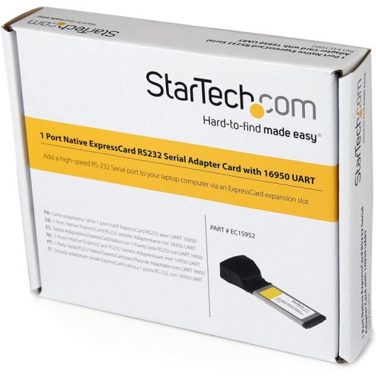 Startech EC1S952 Tarjeta ExpressCard Puerto de Serie RS-232