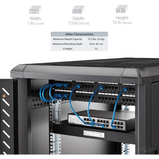 StarTech.com SLIDESHELFD Rack Zubehör Verstellbares Regal