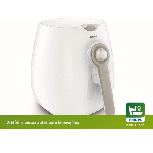Fritadeira de Ar Philips HD9216/80 0.8kg 1425W com Rapid Air e Temporizador