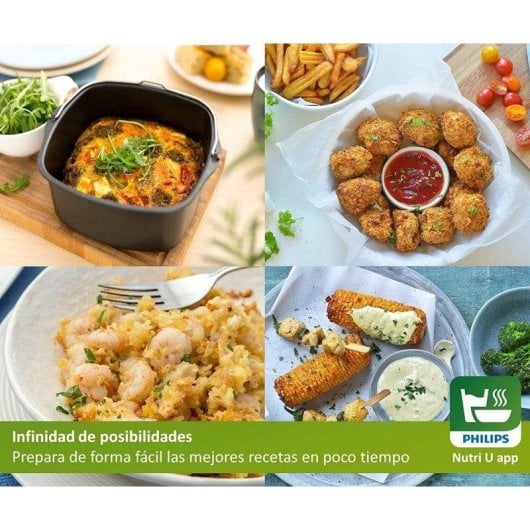 Fritadeira de Ar Philips HD9216/80 0.8kg 1425W com Rapid Air e Temporizador