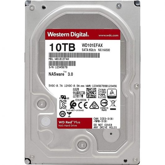 WD Red Plus WD101EFAX 3.5" 10TB NAS SATA3