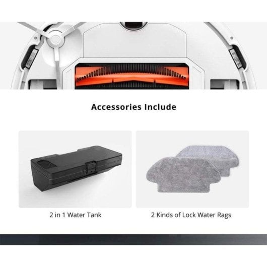 Aspirador Robô com Mopa Xiaomi XM200023 Navegação Laser 2.100 Pa