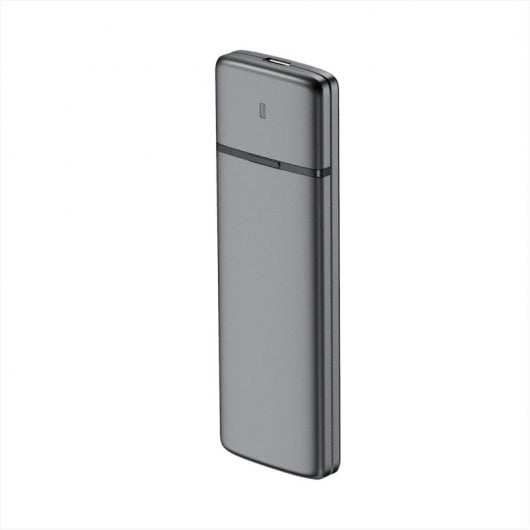 Aisens Ultra Data Boîtier SSD Externe M.2 PCIe/SATA vers USB 3.2 Gris
