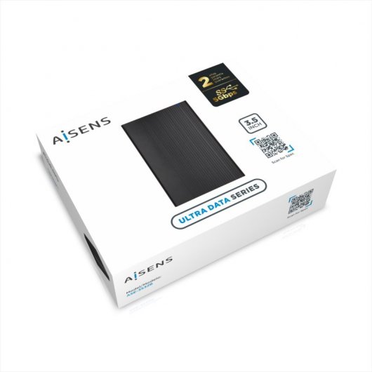 Aisens Ultra Data Caja Externa para Disco Duro 3.5" SATA USB 3.0 Negro