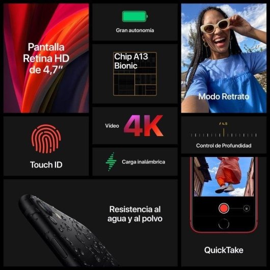 Apple iPhone SE Rosso 64 GB Dual SIM