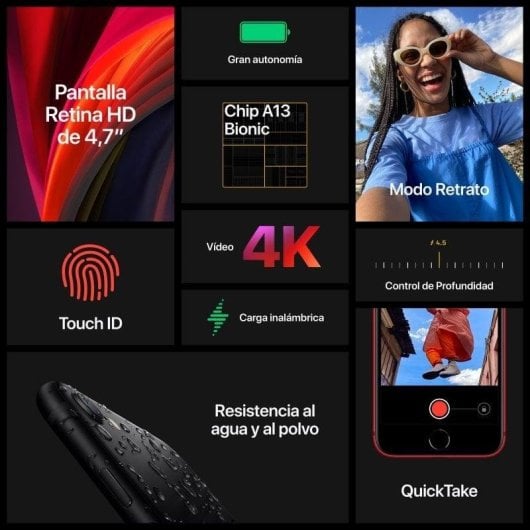 Apple iPhone SE 128 GB Blanco Estrella Libre