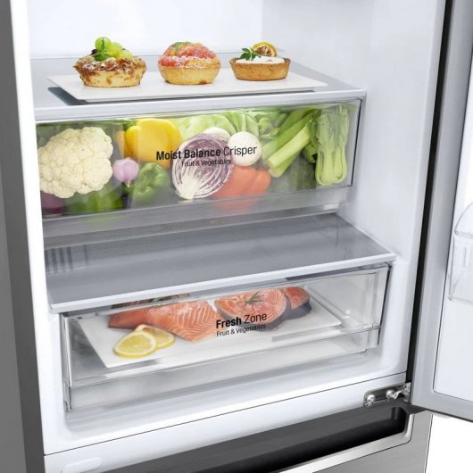 LG GBB62PZHMN Frigorífico Combi E Acero Inoxidable
