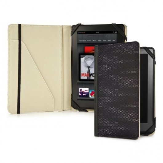 Iluv Festival Funda Folio Negra para Kindle Touch 6"