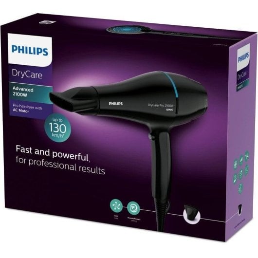 Professioneller Föhn Philips DryCare Advanced Pro BHD272/00 2100W 6 Temperaturstufen 6 Geschwindigkeiten Ionisch Schwarz