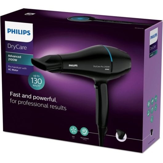 Professioneller Föhn Philips DryCare Advanced Pro BHD272/00 2100W 6 Temperaturstufen 6 Geschwindigkeiten Ionisch Schwarz