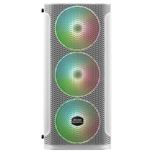 Mars Gaming MCEX Cristal Templado RGB USB 3.0 Blanca