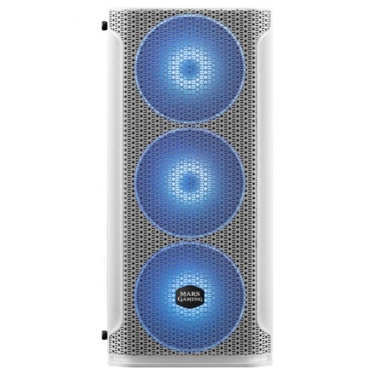 Mars Gaming MCEX Cristal Templado RGB USB 3.0 Blanca