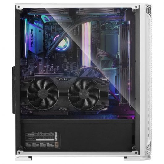 Mars Gaming MCEX Cristal Templado RGB USB 3.0 Blanca