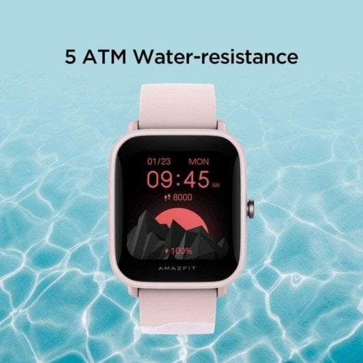 Amazfit Bip U Pro Bluetooth GPS 41mm TFT Rosa SpO2 Pulsmesser Schlaftracking 5ATM