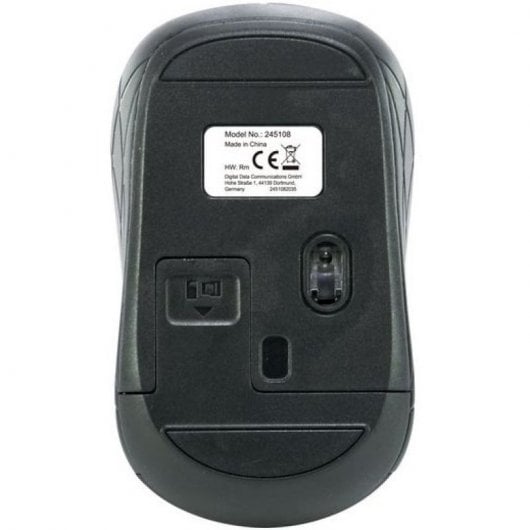Equipaggia il mouse ottico wireless Life nero