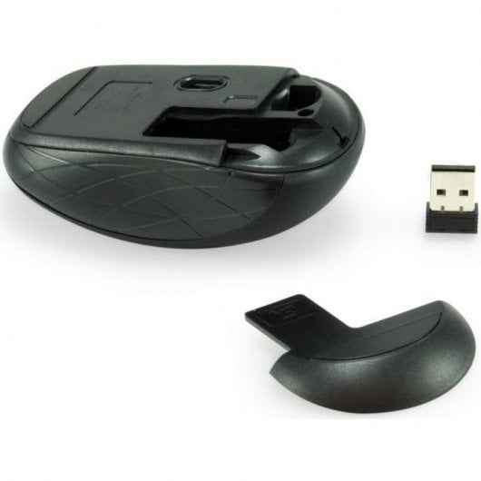Equipaggia il mouse ottico wireless Life nero