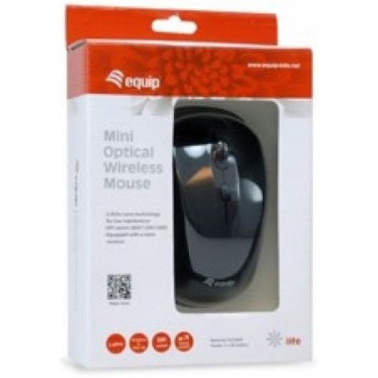 Equipaggia il mouse ottico wireless Life nero