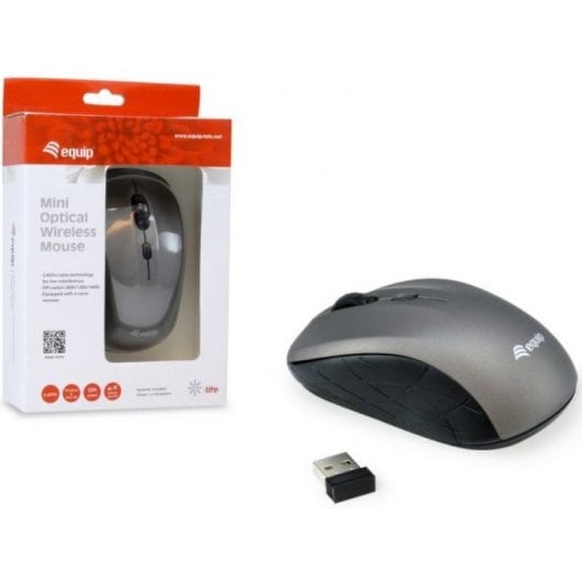 Equip Life Ratón Óptico Wireless Gris
