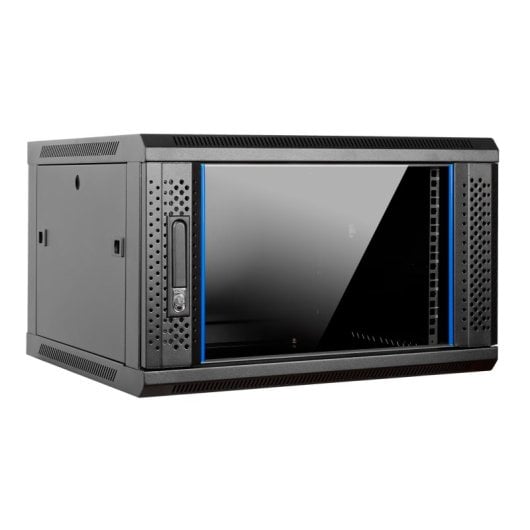 Aiten Data Armario Rack Mural 19" 6U 600 x 600 x 370 mm Montado Sin Accesorios