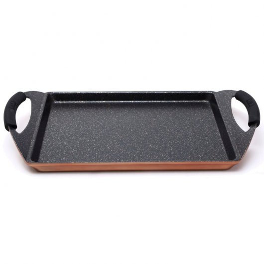 Bergner Infinity Chefs Plancha de Asar Aluminio Forjado 40x24cm