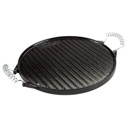 Garcima Plancha Asar Redonda de Hierro Fundido Esmaltada 52cm