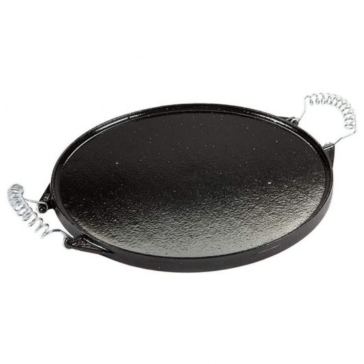 Garcima Plancha Asar Redonda de Hierro Fundido Esmaltada 52cm