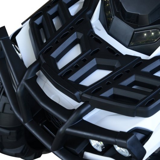 HomCom Quad Eléctrico Infantil Blanco