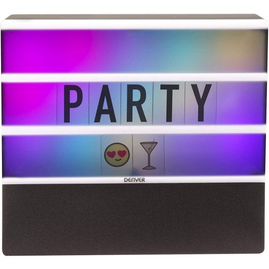 Denver BTL-50 Altavoz Bluetooth Tablero Multicolor