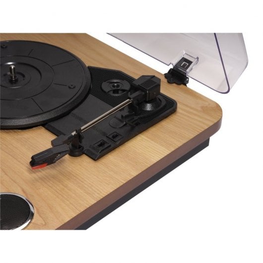 Denver VPL-200 Tocadiscos USB Madera