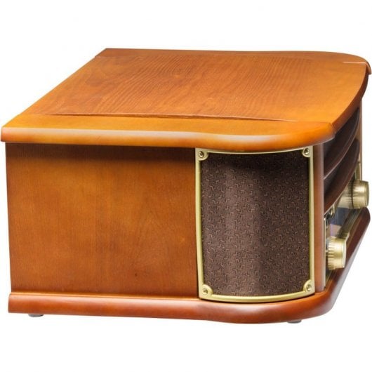 Denver MCR-50MK3 Microcadena con Tocadiscos/Casette/USB/MP3 5W Madera