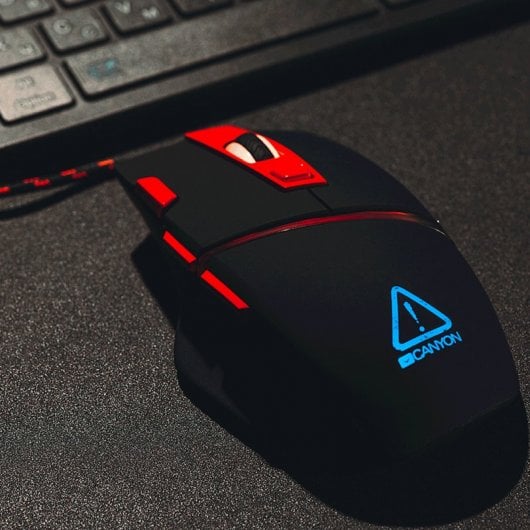 Souris de jeu Canyon Sulaco RGB 4200DPI noire