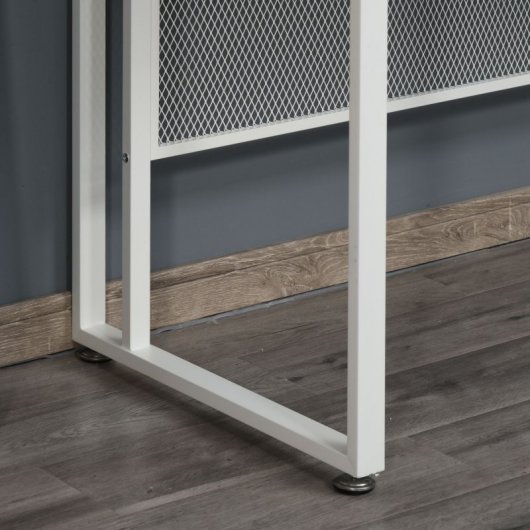 HomCom Escritorio de Oficina Multifuncional 135x60x75cm Blanco