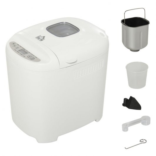 HomCom Panificadora Automática 550W