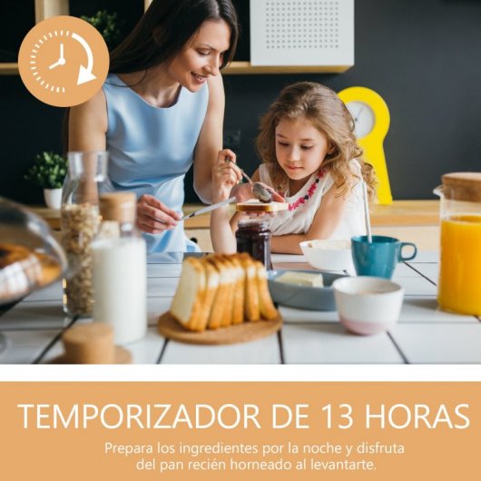 HomCom Panificadora Automática 550W