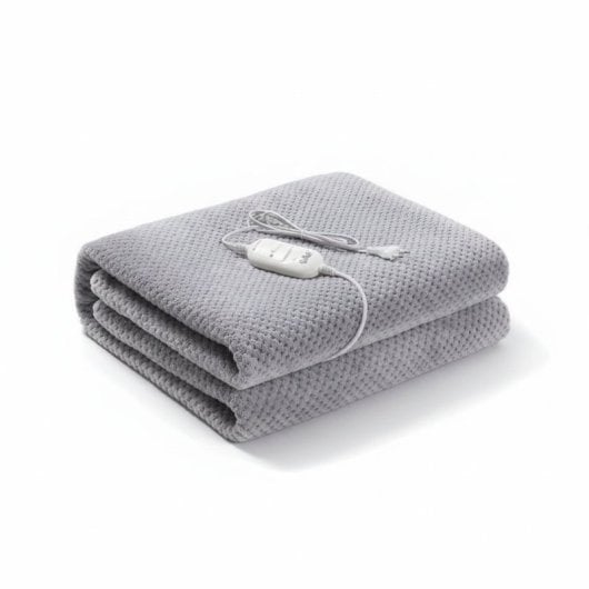 Sogo Manta Calienta Camas Eléctrica de 150 x 80 cm Gris