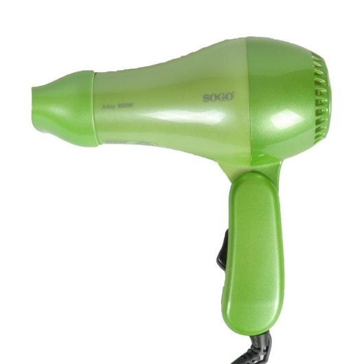 Sogo Secador de Pelo Viaje Plegable 800W Verde