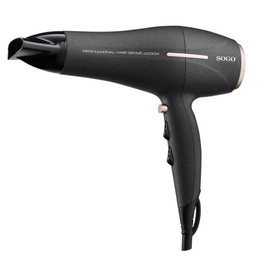 Sogo Secador de Pelo Profesional 1800-2200W
