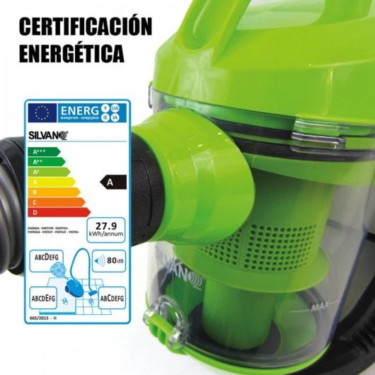Silvano 34-HVC-922V Aspirador Ciclónico Sin Bolsa 700W