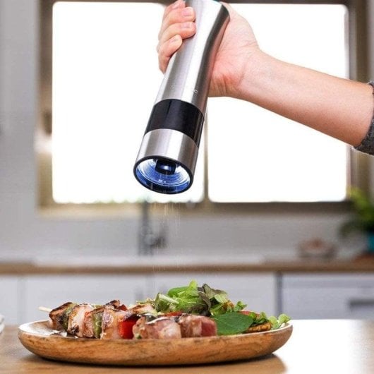 Moulin à épices Cecotec InstantMill Press Duo acier inox LED 2 pièces