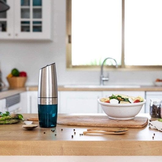 Moulin à épices Cecotec InstantMill Gravity Acier Inoxydable LED Mouture Réglable