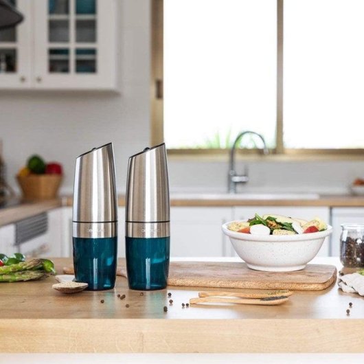 Moinho Cecotec InstantMill Gravity Duo Elétrico Inox LED Ajustável