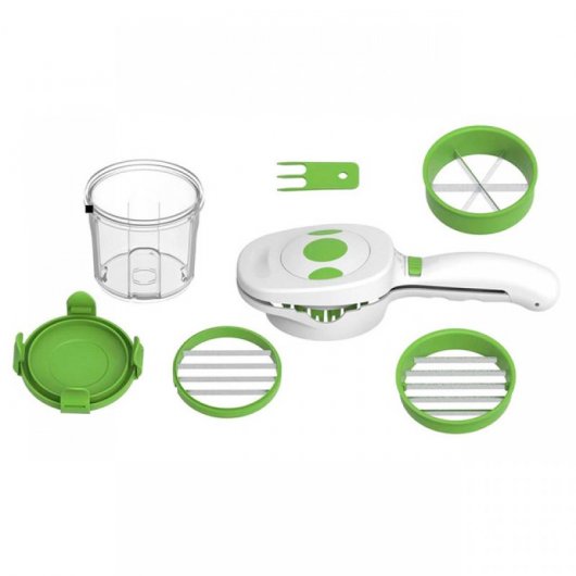 Silvano 48-QSD-804 Picadora Manual 5 en 1