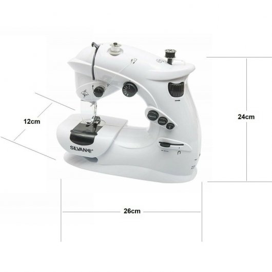 Silvano SL-MC7 Máquina de Coser Portátil