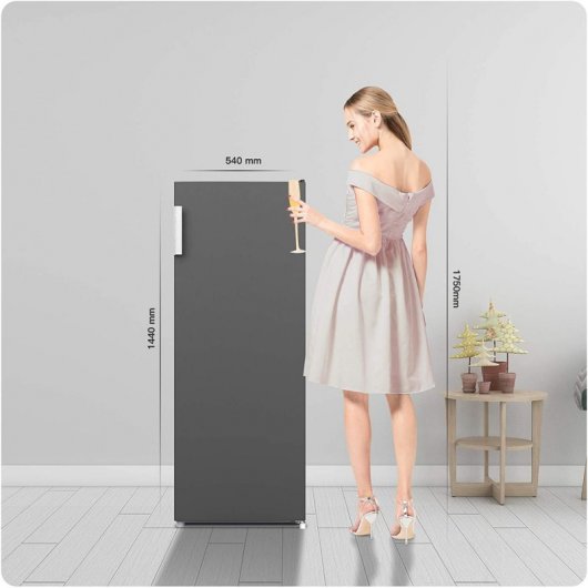 CHiQ FSD166NE4 Congelador Vertical 166L F Negro