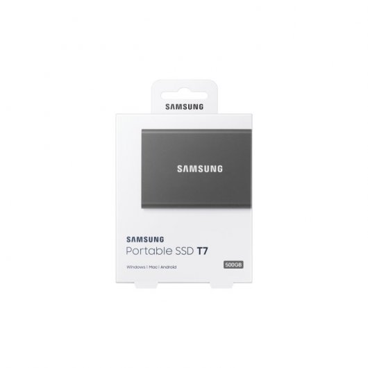Samsung T7 Disque dur SSD PCIe NVMe USB 3.2 500 Go Noir