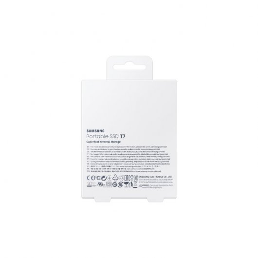Samsung T7 Disque dur SSD PCIe NVMe USB 3.2 500 Go Noir