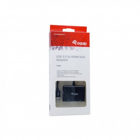 Equip Adaptador USB 3.0 a HDMI/VGA
