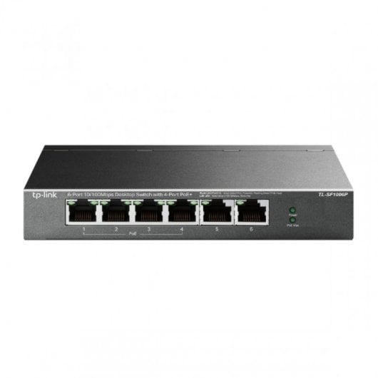 Switch Fast Ethernet TP-LINK TL-SF1006P 6 porte con 4 porte PoE+